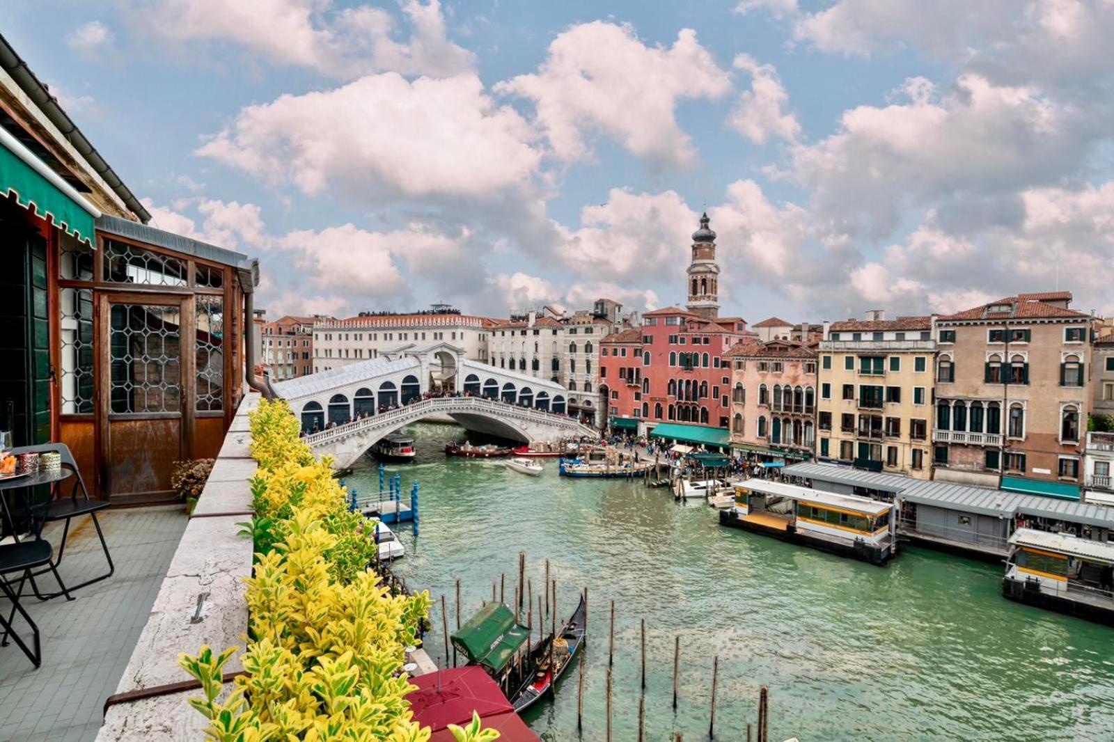 Rialto Terrace On The Grand Canal Venecia Exterior foto
