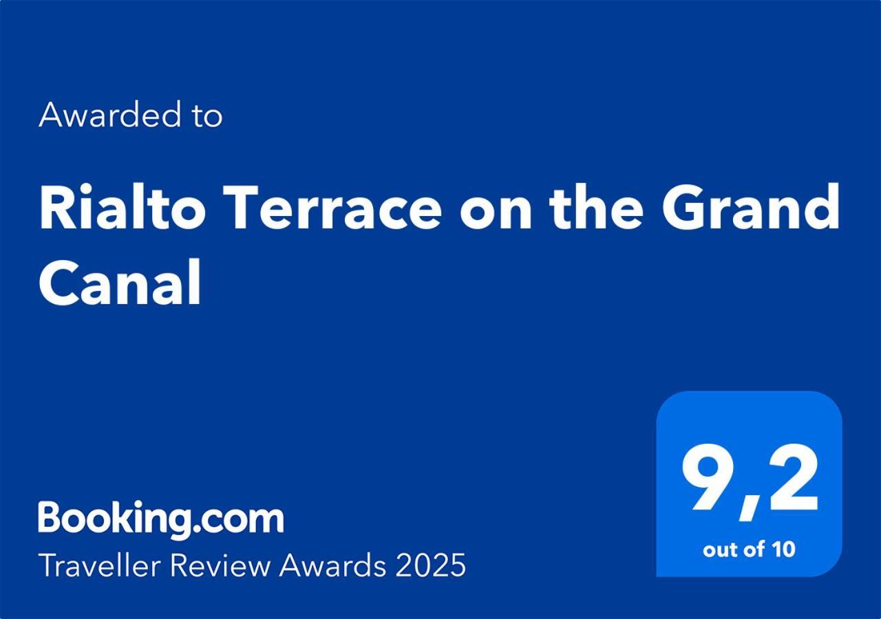 Rialto Terrace On The Grand Canal Venecia Exterior foto